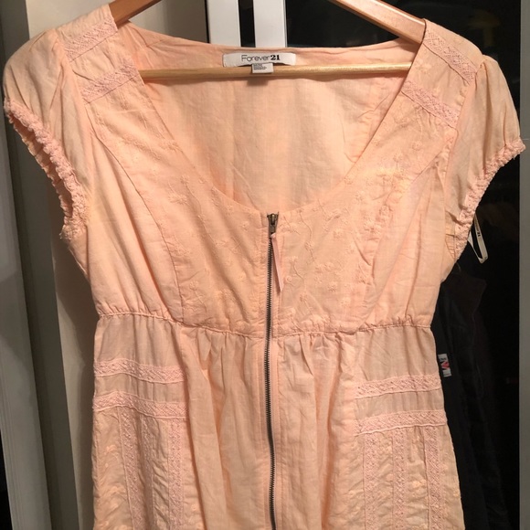Forever 21 Blush Pink Top - Picture 1 of 4
